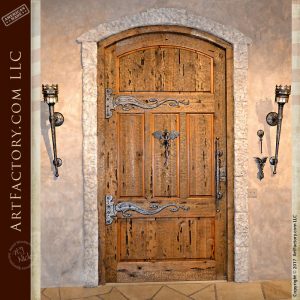 custom medieval style castle door with custom medieval castle door handles