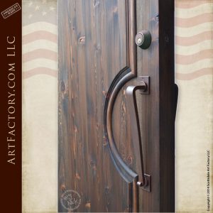 solid wood front door